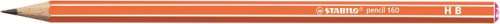 STABILO Graphitstift, HB, sechseckig, STABILO "Pencil 160", orange