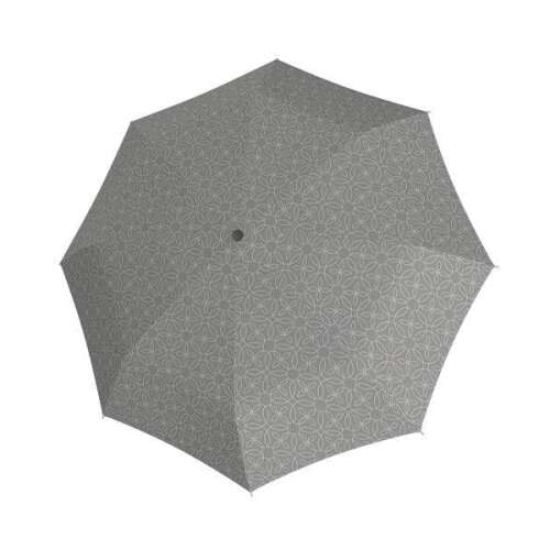 Doppler Fiber Magic Clear automata esernyő nőknek, világos szürke mintával