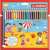 STABILO Trio Thick 24 pack of thick triangular colored pencils in bright colors, with a beach scene on the packaging