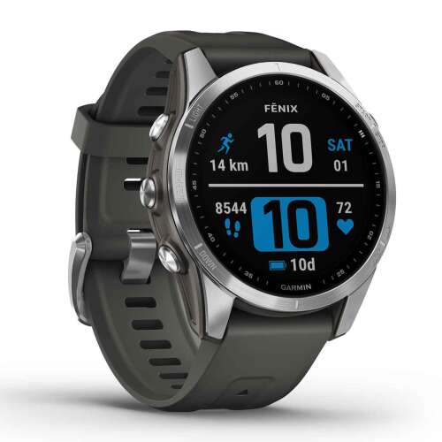 Smartwatch Garmin Fenix 7S, 42 mm, Silver/Graphite