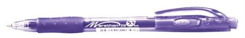 Pix cu bilă Stabilo Marathon cu buton, 0,38 mm #purple