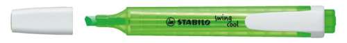 STABILO Szövegkiemelő, 1-4 mm, STABILO "Swing Cool", zöld