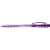 STABILO Liner 308 purple ballpoint pen, 0.38 mm, retractable, transparent barrel