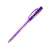STABILO Liner 308 purple ballpoint pen, 0.38 mm, retractable, transparent barrel