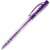 STABILO Liner 308 purple ballpoint pen, 0.38 mm, retractable, transparent barrel
