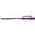 STABILO Liner 308 purple ballpoint pen, 0.38 mm, retractable, transparent barrel