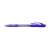 STABILO Liner 308 purple ballpoint pen, 0.38 mm, retractable, transparent barrel