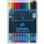 Set kemijskih olovaka Schneider Slider Edge XB, 10 različitih boja, vrh 0.7 mm, u blister pakiranju