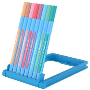 Set kugličnih olovaka Schneider Slider Edge XB Pastel, 8 pastelnih boja - Schneider Kemijska olovka