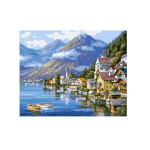 Számfestő készlet 40 x 50 cm vászonnal - Festői Ausztria 57959188 