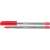 Two Schneider Tops 505 M red ballpoint pens, 0.5 mm, capped