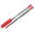 Two Schneider Tops 505 M red ballpoint pens, 0.5 mm, capped