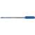 Schneider Tops 505 M plava kuglasta olovka, 0,5 mm, s kapicom, prozirno tijelo, plava kapica