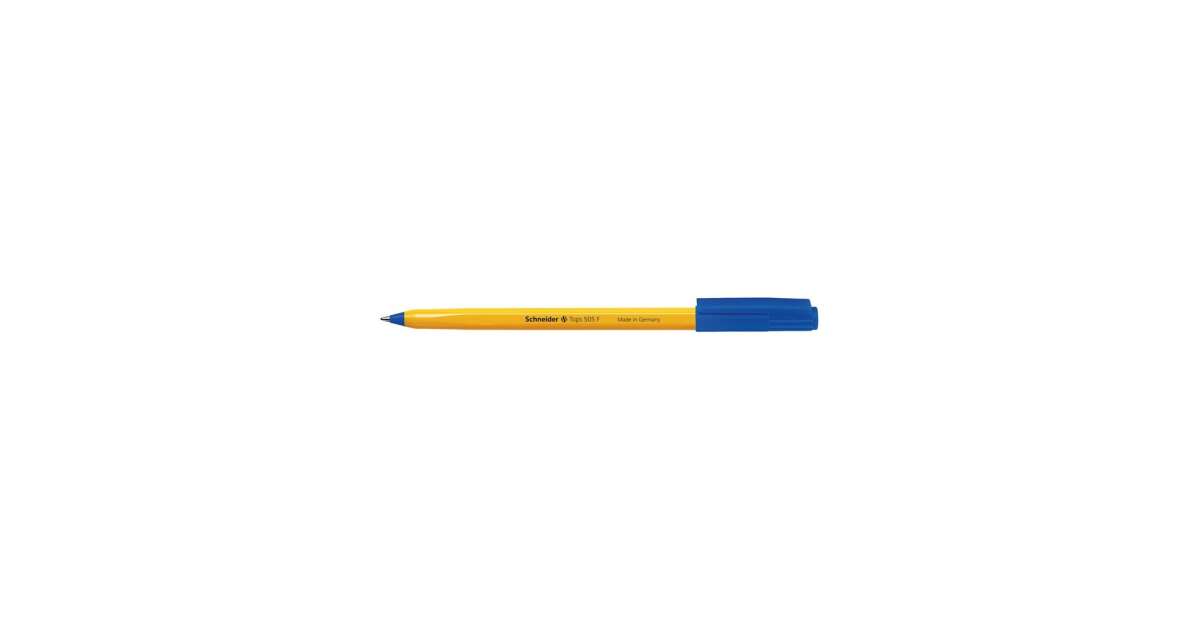 SCHNEIDER Ballpoint pen, 0.3 mm, cap, SCHNEIDER "Tops 505 F",  blue