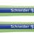 Schneider Xpress 0,8 mm modrý fixka, zelené a modré pero so strieborným klipom