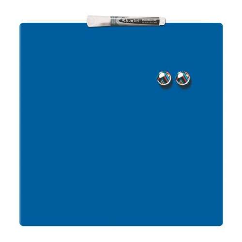 NOBO Üzenőtábla, mágneses, írható, kék, 36x36 cm, NOBO/REXEL