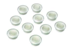 10 pack of NOBO strong magnets for Diamond glass boards, transparent - Presentation Tool