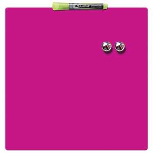 REXEL Tablă de mesaje, magnetică, inscriptibilă, roz, 36x36 cm, REXEL 39418279 Table pentru mesaje