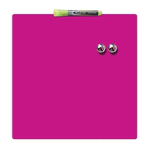 NOBO Üzenőtábla, mágneses, írható, rózsaszín, 36x36 cm, NOBO/REXEL