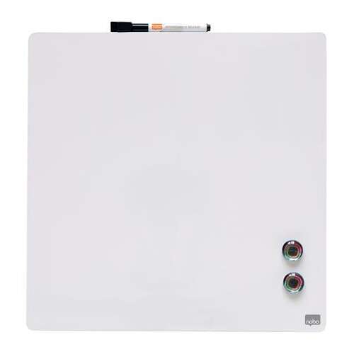 REXEL Tablă de mesaje, magnetică, albă, 36x36 cm, REXEL