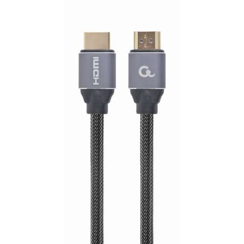 Gembird CCBP-HDMI-1M High-Speed HDMI mit Ethernet Premium Series Kabel 1m Schwarz