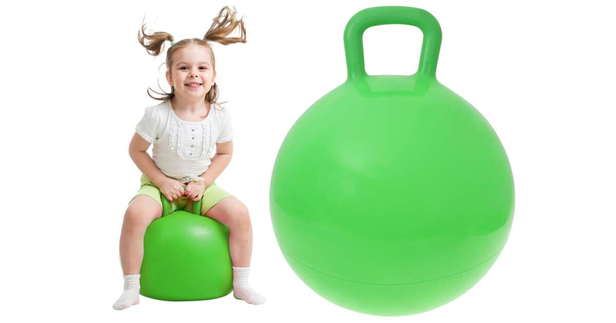 Kangaroo bouncing ball 45cm green