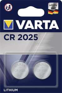 VARTA Pila buton, CR2025, 2 buc, VARTA 31549190 Baterii si acumulatoare