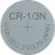 VARTA CR1/3N 3V Lithium Coin Cell Top View