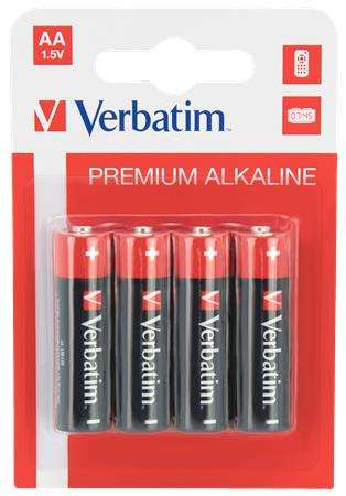 VERBATIM Batterie, AA-Bleistift, 4 Stück, VERBATIM "Premium"