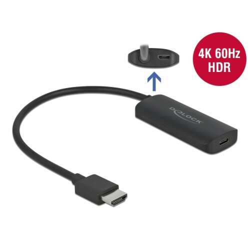Adapter Delock HDMI do USB-C dla wyświetlaczy 4K 60Hz HDR
