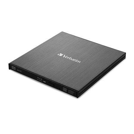 VERBATIM Blu-ray burner (unitate externă), 4K Ultra HD, USB 3.1 GEN 1 USB-C, VERBATIM "Slimline"
