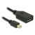 Delock adaptér mini DisplayPort 1.2 konektor pre zásuvku DisplayPort 4K čierny 57982120