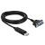 Delock USB 2.0 soros RS-232 adapterhez kompakt soros konnektor házzal 164353166