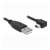 Delock Adaptér kábla USB 2.0 A - USB mini-B 5-pinový, pravý uhol, 2m