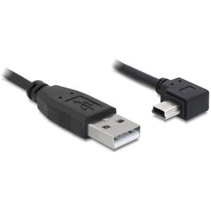 Delock USB 2.0 A to Mini-B 5-Pin Right Angle Cable, 3m - Computers and Accessory