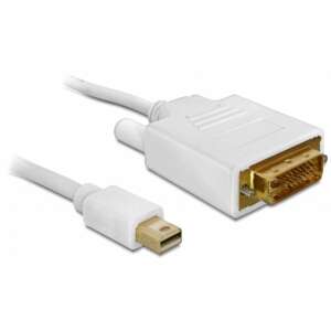 Delock Mini DisplayPort to DVI Cable, 2m, White - DisplayPort Adapter