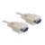 Cablu Serial Delock RS-232 pe Fundal Alb