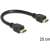 Delock high speed HDMI cable with Ethernet, 25cm, black