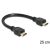 Delock High Speed HDMI Cable with Ethernet, Male to Male, 25cm, black