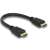 Delock high speed HDMI cable with Ethernet, male / male, 25 cm