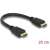 Delock high speed HDMI cable with Ethernet, male / male, 25 cm