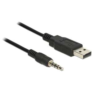 Delock kábel USB TTL apa &gt; 3,5 mm 4 tűs sztereó jack apa 1,8 m (3,3 V) 91248641 