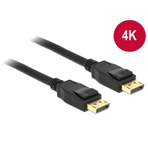 Kábel Delock DisplayPort 1.2, zástrčka &gt; zástrčka, 4K, 3 m