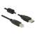 Delock USB 2.0 A to B printer cable, 1 meter, black