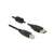 Кабел за принтер Delock USB 2.0 A към B, 1 метър, черен