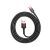Kabel Baseus Cafule USB-C, 3A, 1m, schwarz-rot 80172871
