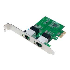 Logilink 2 Port Gigabit LAN PCI-Express Karte 91297016 PCI Netzwerkkarten