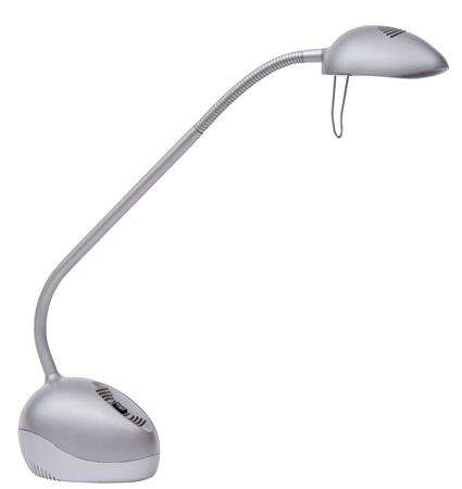 ALBA Schreibtischlampe, LED, 3-5,5 W, ALBA "LedX", grau 31549354