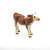 Papo Simmental calf figurine, realistic farm animal toy for kids