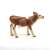 Papo Simmental calf figurine, realistic farm animal toy for kids